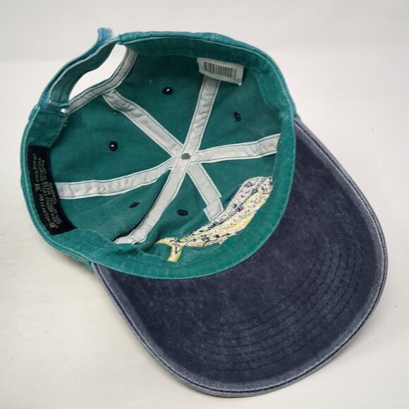 Florida Keys Strapback Baseball Cap Blue OS Adjustable Distinctive Headwear - Picture 7 of 9